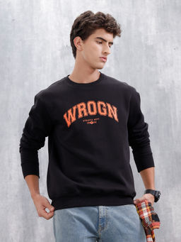 WROGN - Graphic Printed Comfort Fit Sweatshirt