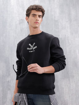 WROGN - Mens Casual Branded Comfort Fit Sweatshirt