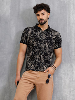 WROGN - Floral Print Aop Polo T-Shirt
