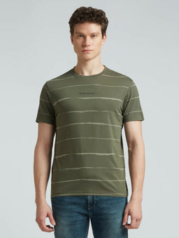Pepe Jeans - Green Stripes Short Sleeved T-Shirt