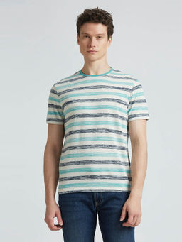 Pepe Jeans - Burgundy Stripes Short Sleeve T-Shirt