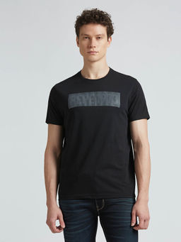 Pepe Jeans - Black Graphic Print Short Sleeved T-Shirt
