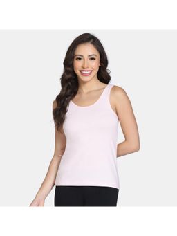 Zivame - Pink Salt Naturally Dyed Knit Cotton Camisole