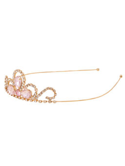 Accessorize London - Girls Gold R Gem Tiara