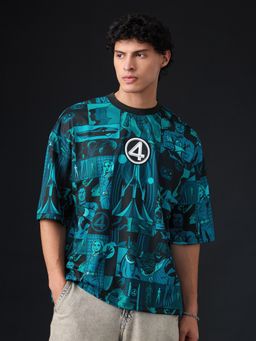 The Souled Store - Marvel: Team Up Blue T-Shirt