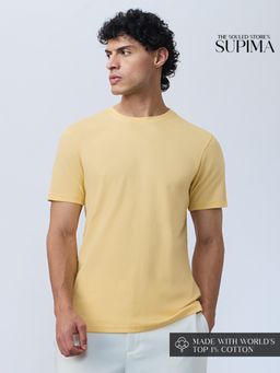 The Souled Store - Supima: Sunny Side Yellow T-Shirt