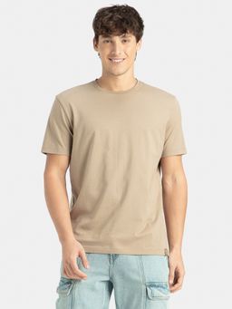 Jockey - IM21 Men Super Combed Supima Cotton Round Neck T-Shirt - Beige