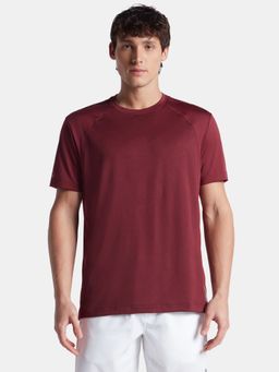 Jockey - MV15 Men Microfiber Fabric Half Sleeve T-Shirt - Red