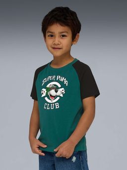 Puma - Green Casual Printed Cotton 1 T-Shirt