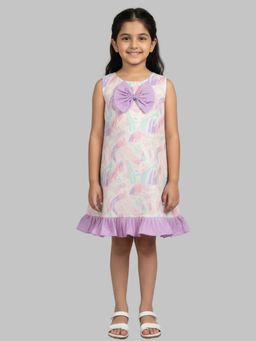 KEVORA APPARELS - Multi-Color Casual Printed Polycotton 1 Dress