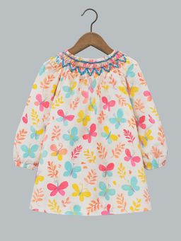 KEVORA APPARELS - Multi-Color Casual Printed Polycotton 1 Dress