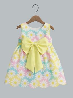 KEVORA APPARELS - Multi-Color Casual Floral Polycotton 1 Dress