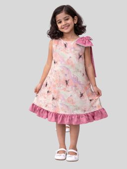 KEVORA APPARELS - Multi-Color Casual Printed Polycotton 1 Dress