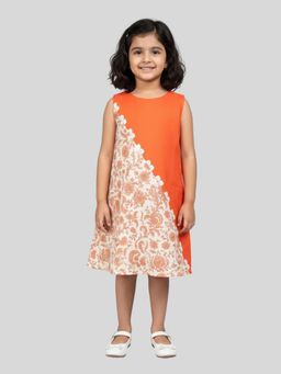 KEVORA APPARELS - Multi-Color Casual Printed Polycotton 1 Dress