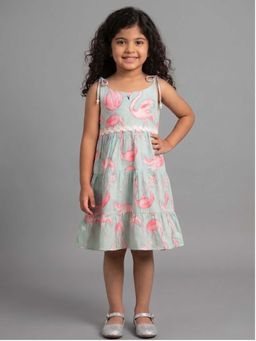 KEVORA APPARELS - Multi-Color Casual Printed Polycotton 1 Dress