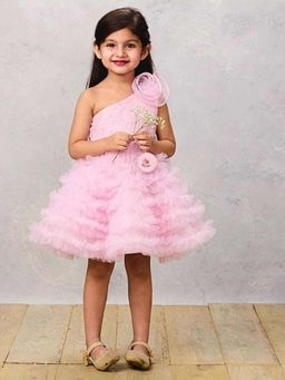 Pink Cow - Pink Party Floral Net 1 Dress