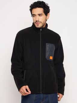 Club York - Black High Neck Sweatshirt
