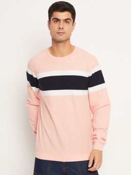 Club York - Light Pink Round Neck Sweatshirt