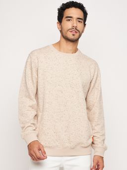 Club York - Beige Round Neck Sweatshirt