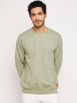 Club York - Pista Green Round Neck Sweatshirt