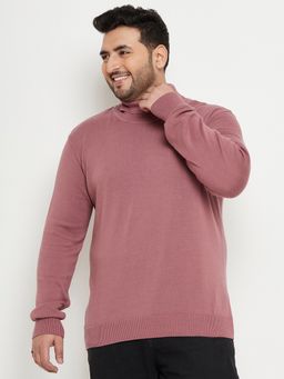 Club York - Light Grey Turtle Neck Plus Size Sweater