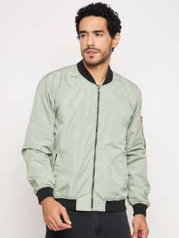 Club York - Lt. Green Pista Front Zipper Jacket
