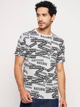 Club York - Grey Printed T-Shirt