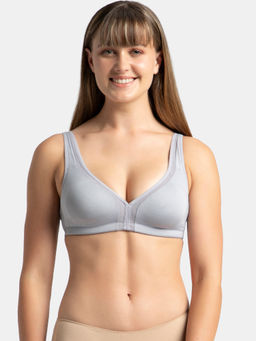 Jockey - 1820 Wirefree Non Padded Microfiber Elastane Everyday Bra - Lilac Grey