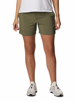 Columbia - Womens Green Colour Polyester Silver Ridge Utility Short