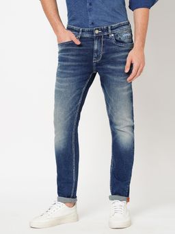 ROOKIES - Mens Lowries Slim Jeans with Tapered Ankle