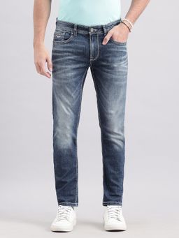 ROOKIES - Med Blue 5 Pocket Low-Rise Ankle Length Jeans