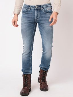 ROOKIES - Midrise Knitted Jeans - Slim and Narrow Fit