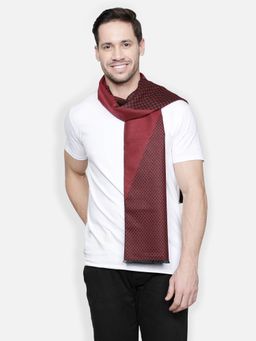Alvaro Castagnino - Mens Viscose Maroon Muffler
