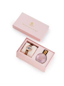 Carlton London - Women Gift Set of 2 Watch with 30ml Blush Perfume (M)