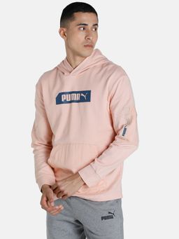 Puma - Nu-tility Mens Pink Hoodie