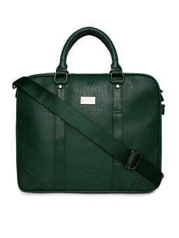 KLEIO - Unisex Vegan Leather Croco Formal Laptop Handbags