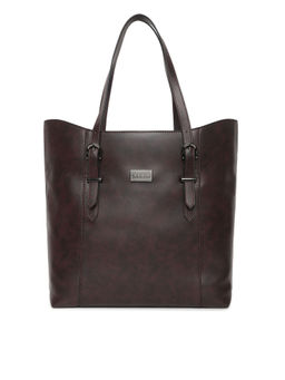 KLEIO - PU Leather Spacious Tote Handbag for Women