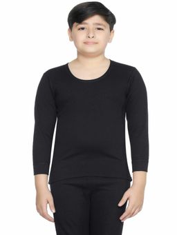 Bodycare - Unisex Thermal Top Round Neck Full Sleeves - Black
