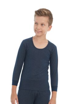 Bodycare - Unisex Thermal Top Round Neck Full Sleeves - Navy