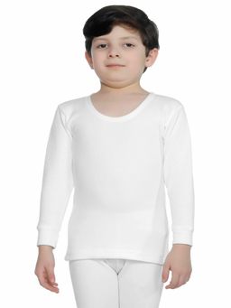 Bodycare - Unisex Thermal Top Round Neck Full Sleeves - White