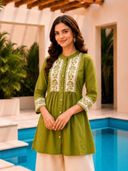 Green color option, Currently selected
