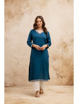Surhi - Cotton Solid Kurta
