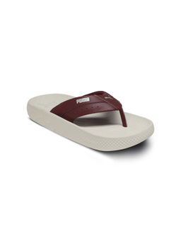 Puma - Softridepro Leadpuff Lightweight Maroon Beach Flip Flops
