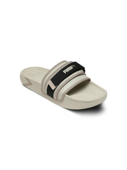 Puma - Softridepro Leadpuff Beige Slip On Sliders