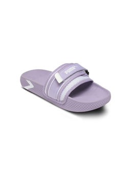 Puma - Softridepro Leadpuff Purple Slip On Sliders