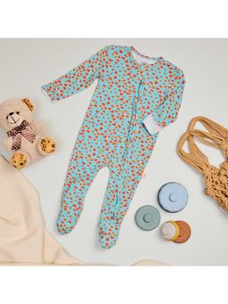 Softsens Baby - Happy Hearts Bamboo Zipper Romper