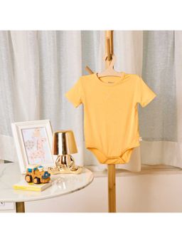 Softsens Baby - Marigold Bamboo Short-Sleeved Romper