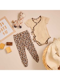 Softsens Baby - Wild Ones Front-Tie Bodysuit & Leggings (Set of 2)