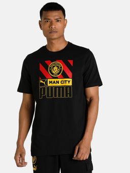 Puma - Mcfc Ftblcore Men Black T-shirt