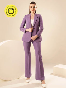 VOLCAPE - Purple Amelia Blazer & Pant (Set of 2)